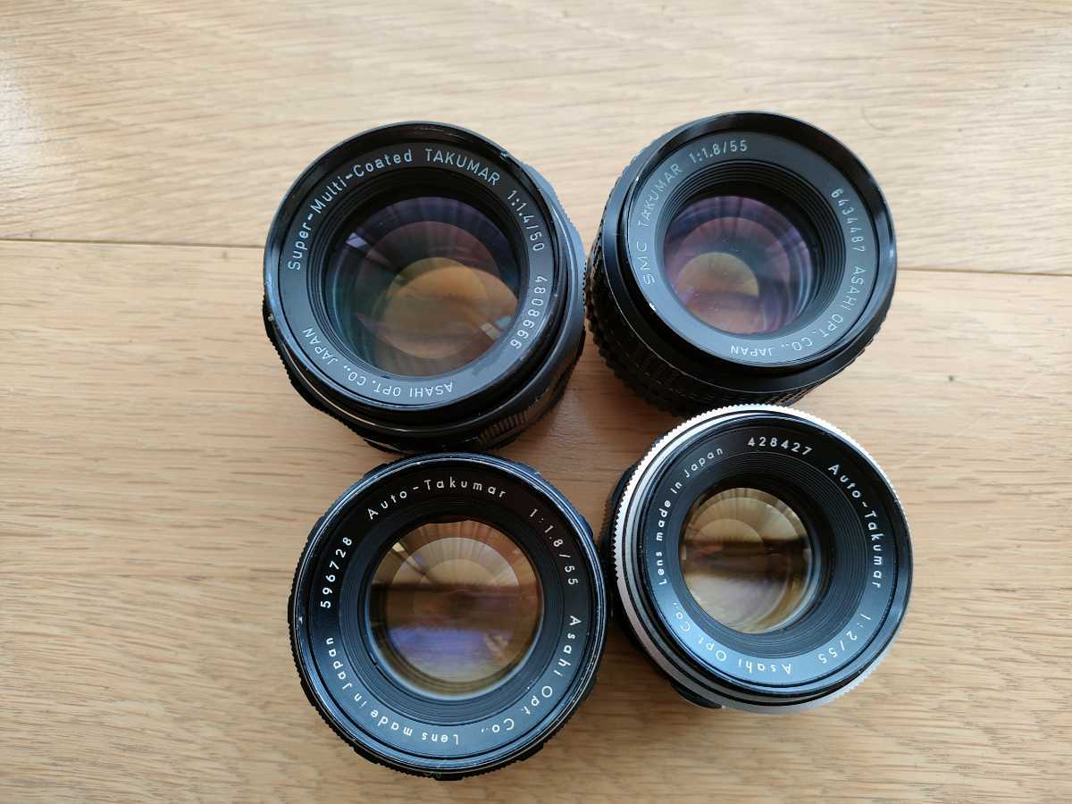 サービス 美品 Super Takumar 55mm F1.8 M42-FXセット fawe.org
