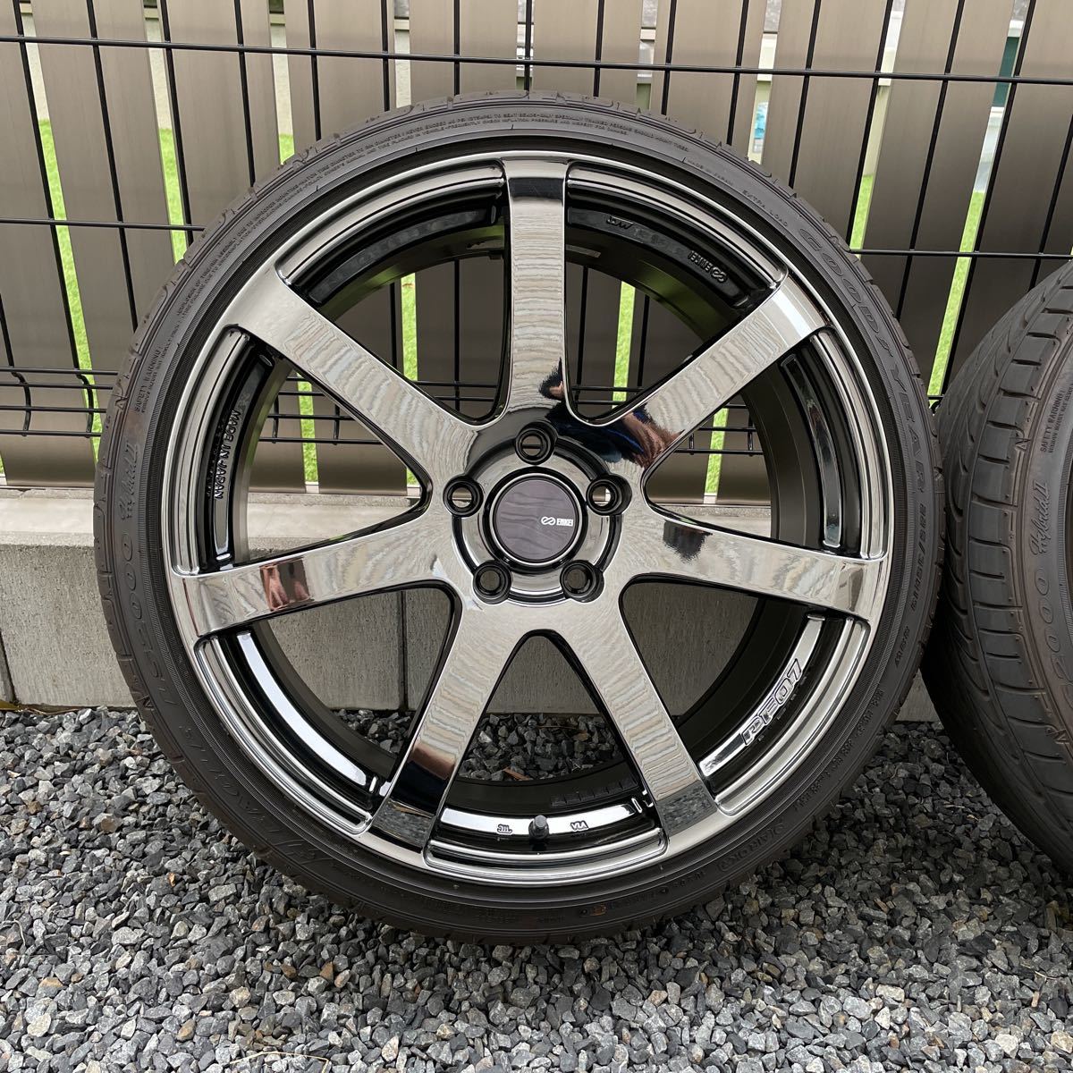 ヤフオク! - 【超美品】ENKEI エンケイ PF07 SBK 限定カラ...