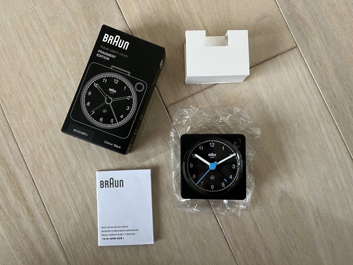 BRAUN × FRAGMENT DESIGN TRAVEL ALARM CLOCK BLACK / ブラウン BRAUN × FRAGMENT DESIGN TRAVEL ALARM CLOCK BLACK / ブラウン