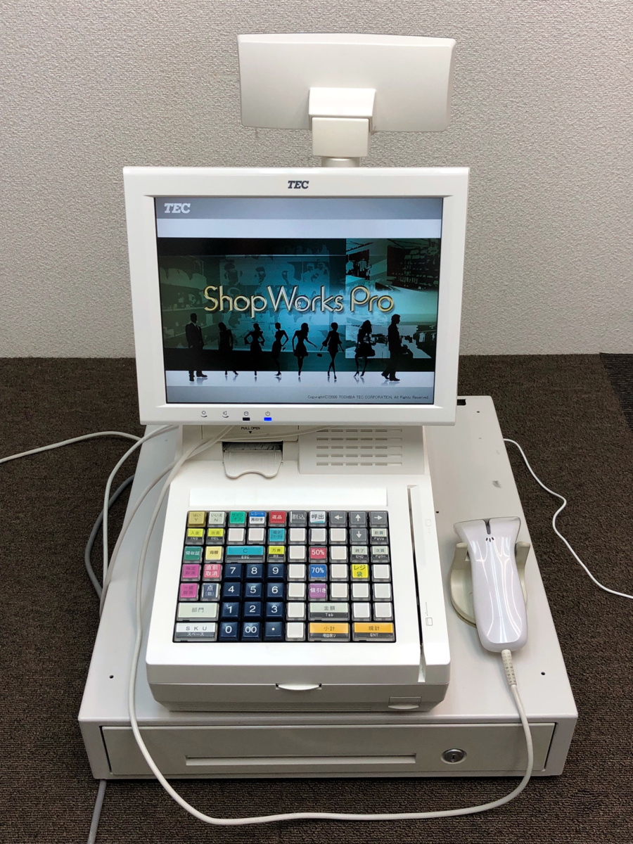 ヤフオク! - 3□現状品 TEC 東芝テック POSターミナル POSレ...