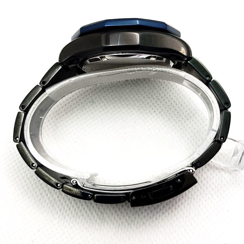 美品☆電池新品☆送料込☆セイコーSEIKO ワイアード WIRED クロノグラフ メンズ腕時計 ザ・ブルー 限定モデル THE BLUE  VK67-K018 AGAW607