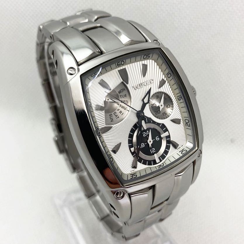 美品 電池新品 送料込 セイコー SEIKO ワイアード WIRED 多針 美品 電池新品 送料込 セイコー SEIKO ワイアード WIRED 多針