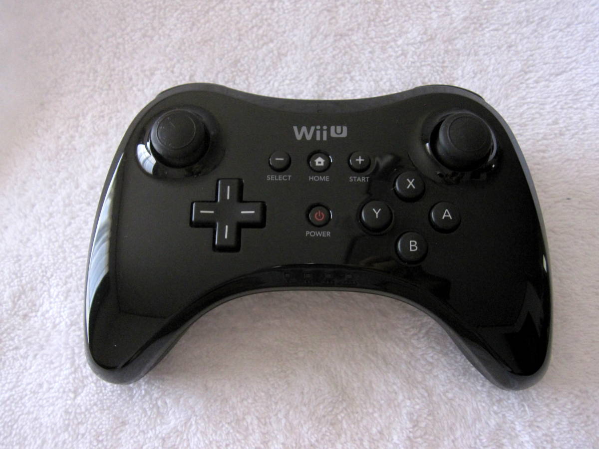 Nintendo Wii U Pro コントローラー Kuro Wup 005 プロコントローラー プロコン Wiiu 黒 ブラック ゲーム ニンテンドー アクセサリ 周辺機器 売買されたオークション情報 Yahooの商品情報をアーカイブ公開 オークファン Aucfan Com