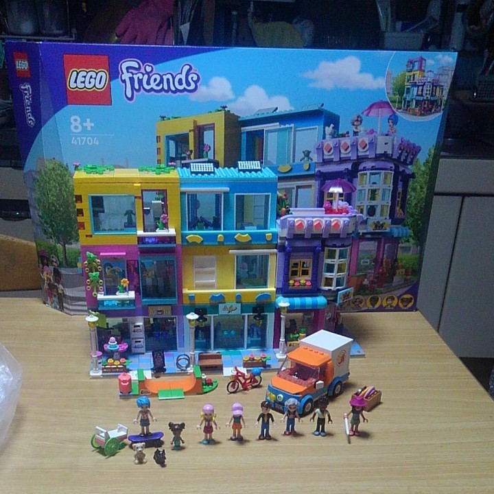 LEGO41704フレンズハートレイクシティアパートメント1度組み立て新品