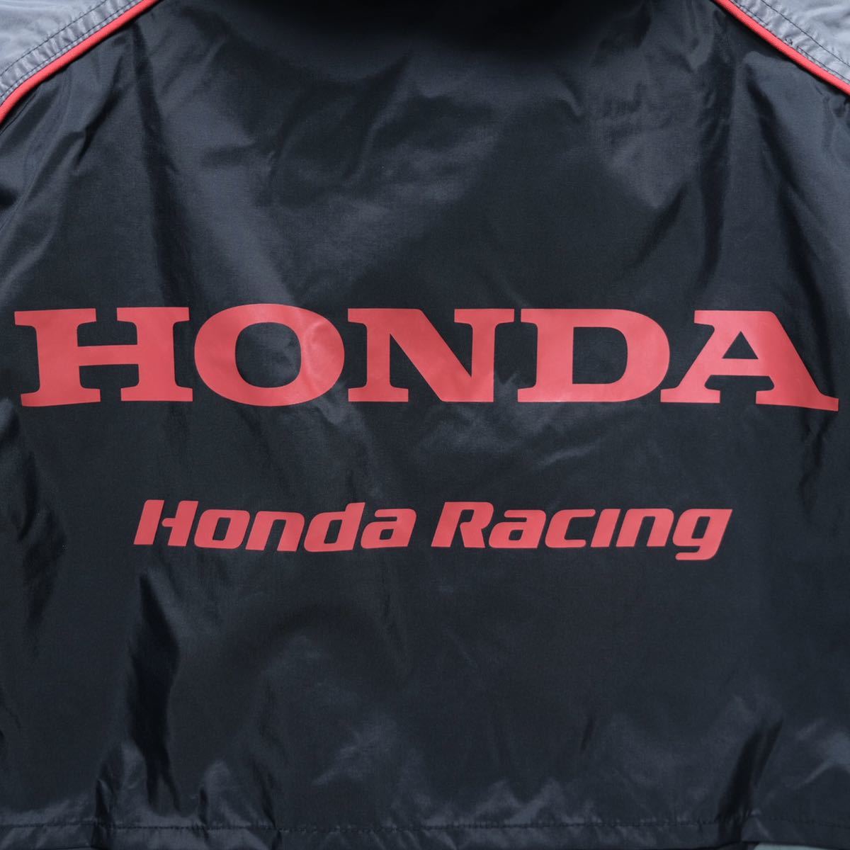 【送料無料】Honda Racing(ホンダレーシング)/裏ボア ベンチコート/中綿/ウイングマーク/ブラック/Mサイズ