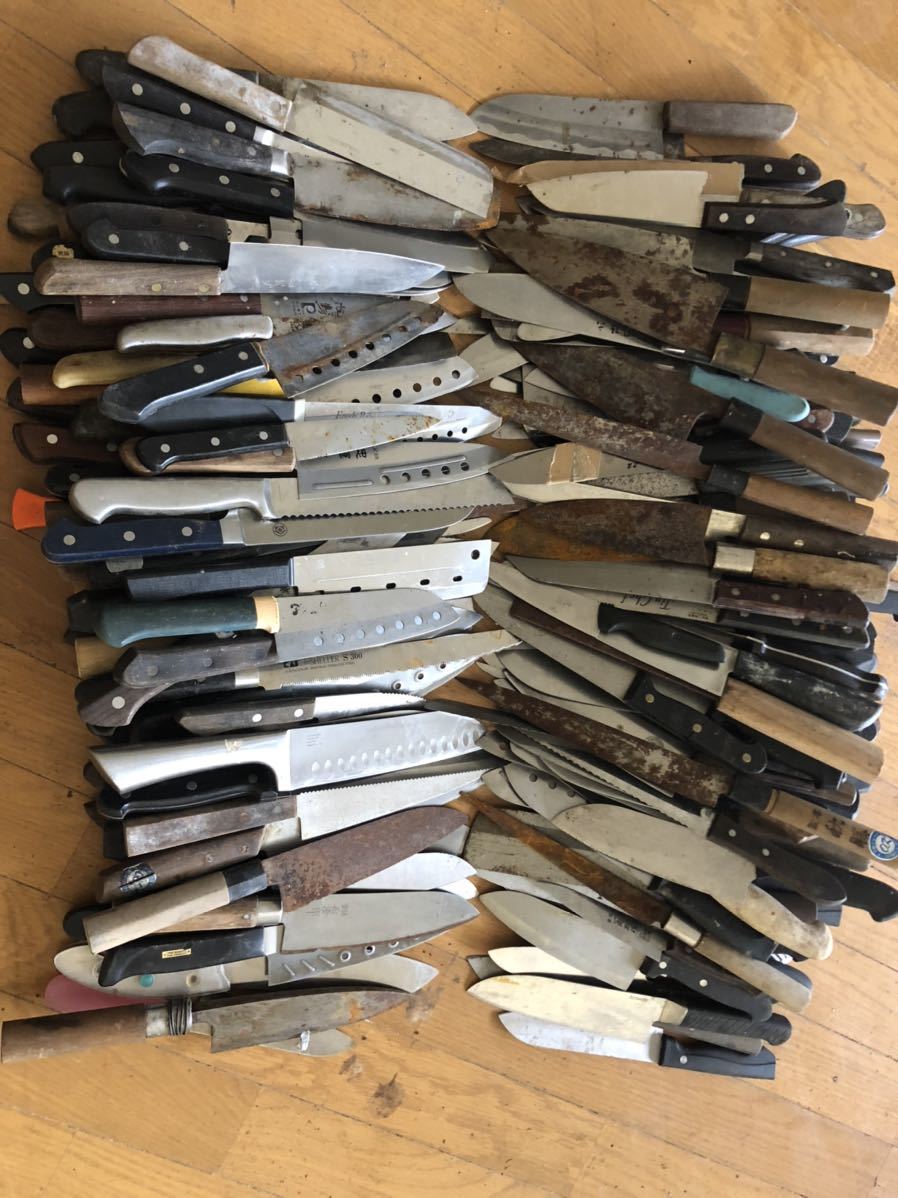 ジャンク】包丁ナイフ刃物類 総重量20kgまとめて大量セット 和洋 ジャンク】包丁ナイフ刃物類 総重量20kgまとめて大量セット 和洋