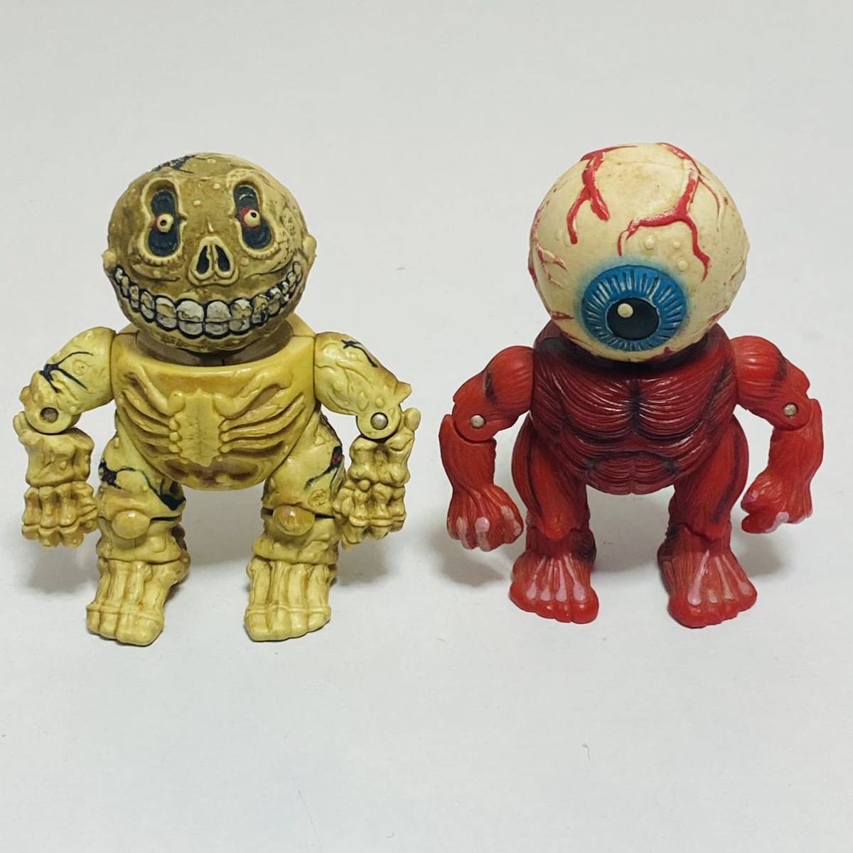 【中古品】MADBALLS マッドボール HEAD POPPING ACTION FIGURE OCULUS ORBUS オキュラスオーバス SKULL FACE スカルフェイス セットの画像1