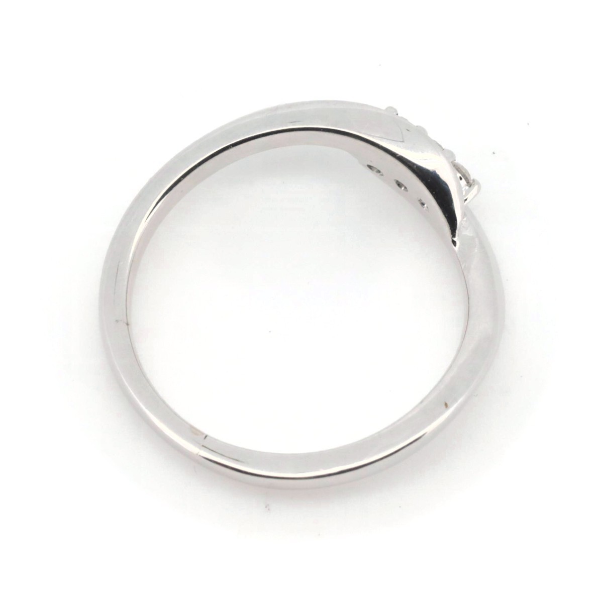 yondosi- diamond ring ring 7 number K18WG(18 gold white gold ) pawnshop exhibition 