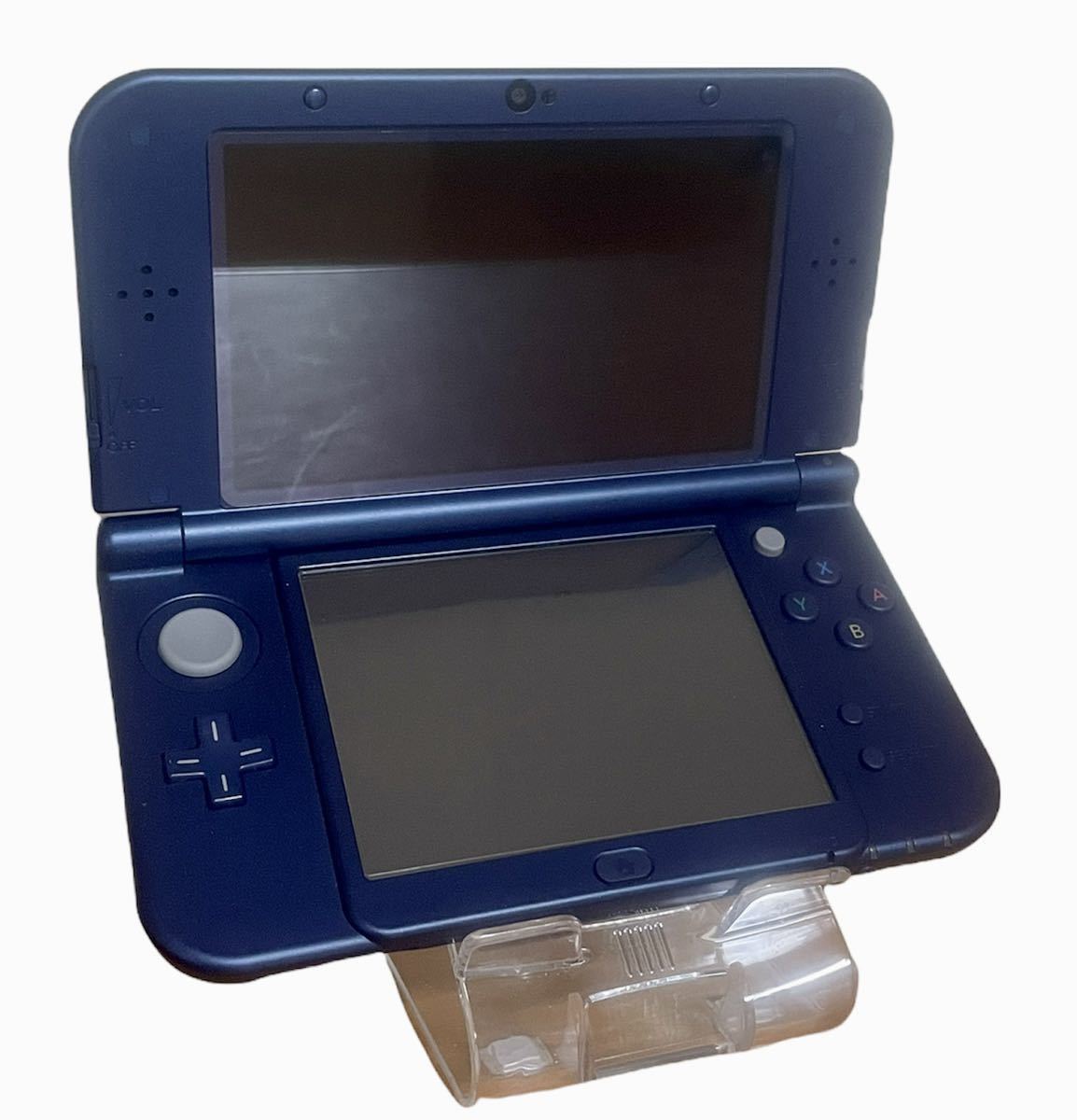 品 任天堂 NEW ニンテンドー 3DS LL メタリックブルー 濃い青 社外品 
