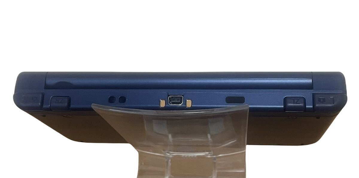 品 任天堂 NEW ニンテンドー 3DS LL メタリックブルー 濃い青 社外品 