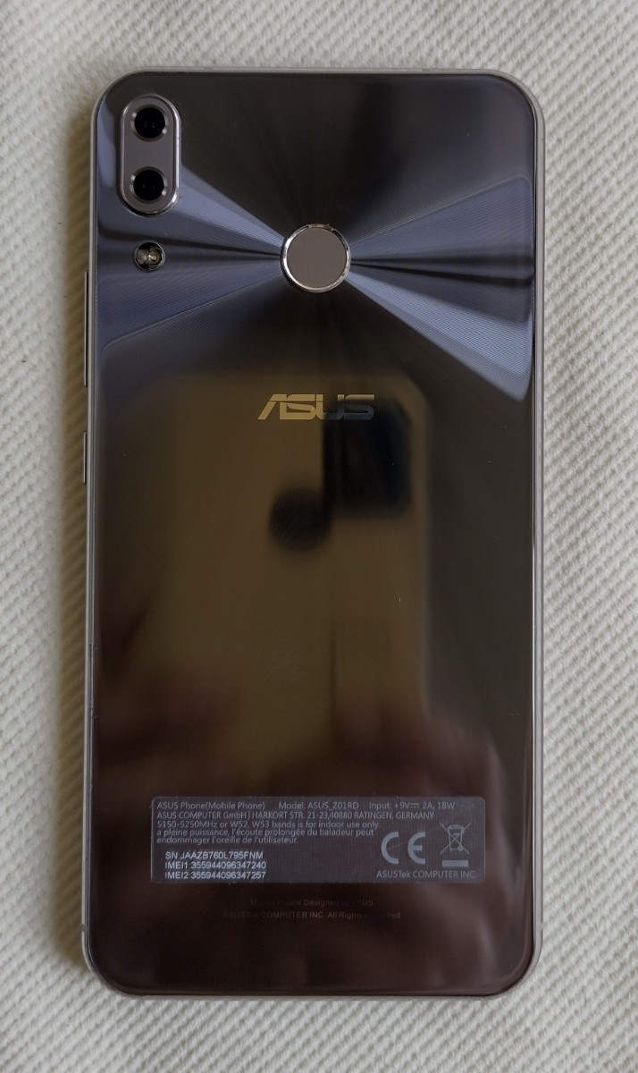 ZenFone 5Z 128GB SIMフリー ASUS_Z01RD