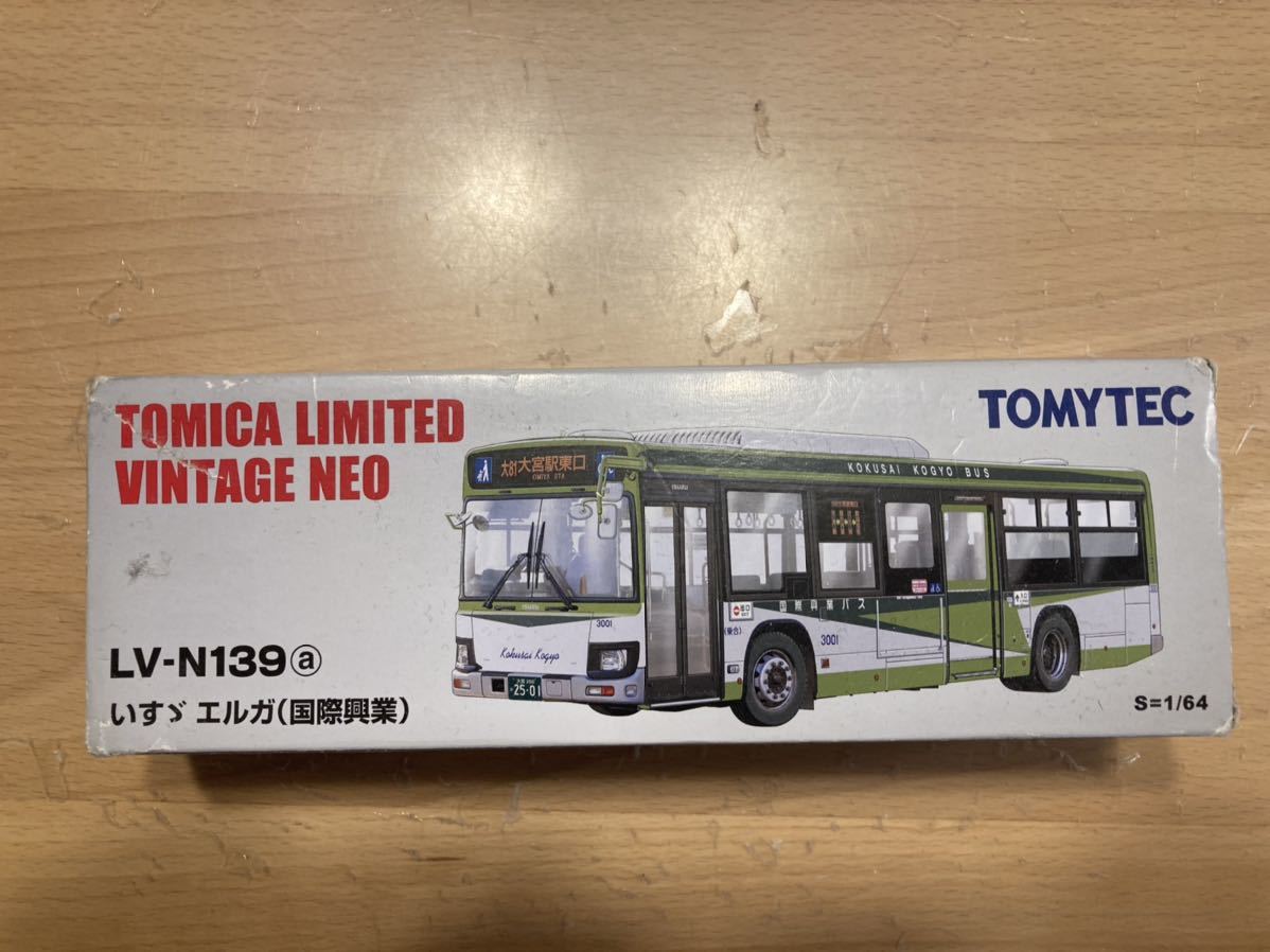 トミカリミテッドヴィンテージNEO LV-N139aいすづエルガ(国際興業