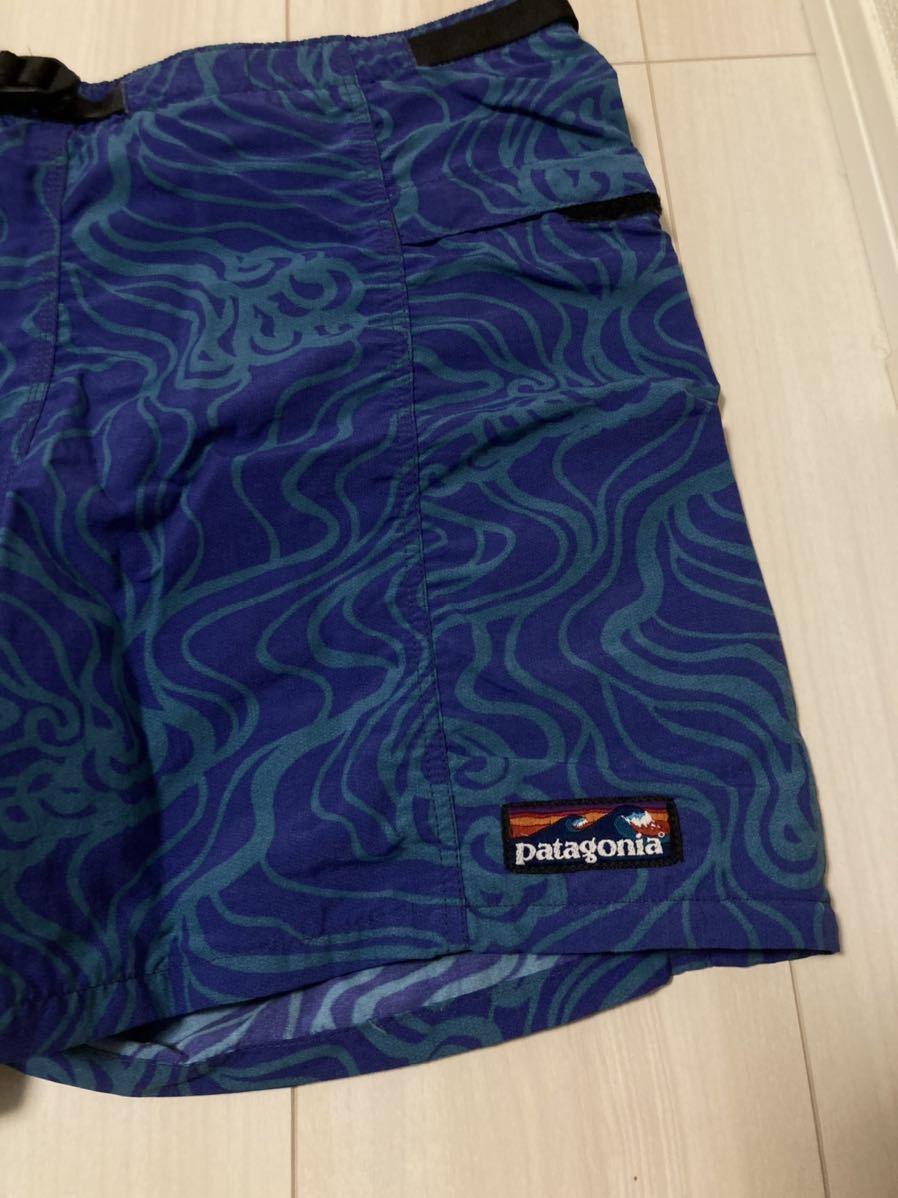 1993年 Patagonia パタゴニア リバーショーツ 廃番 波柄 S