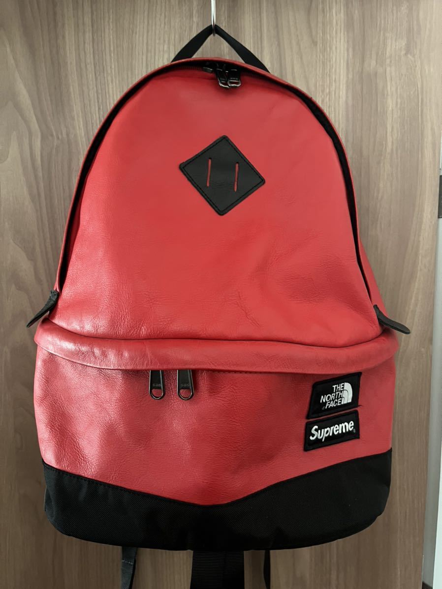 Supremeシュプリーム × The North Faceノースフェイス/Leather Daypack