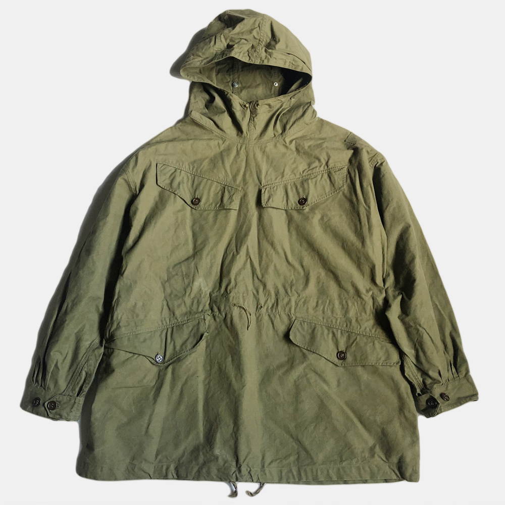 レア! 50's 60's フレンチアーミー アルパイン スモック FRENCH ARMY ALPINE SMOCK フランス軍 山岳部隊 アノラック オーバー ミリタリー