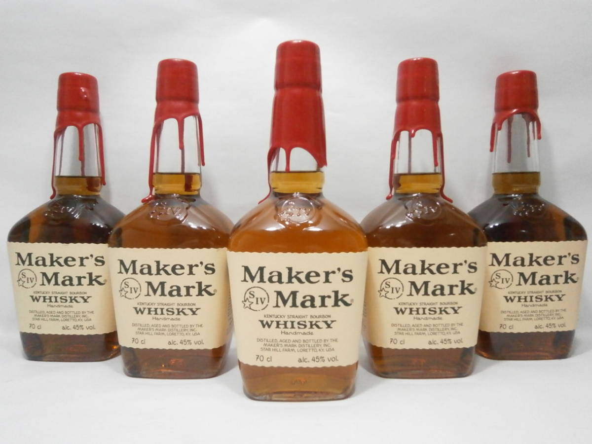 Maker's Mark メーカーズマーク レッドトップ 700ml 45％ 5本セット バーボン ウイスキー twispwa.com