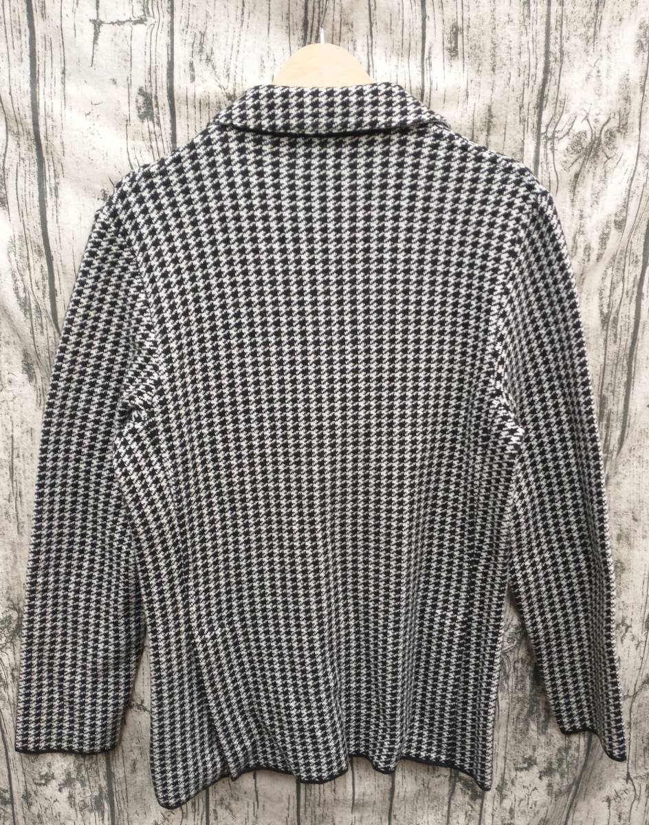 FINJACK フィンジャック 千鳥柄 シングル ニット ジャケット 美品