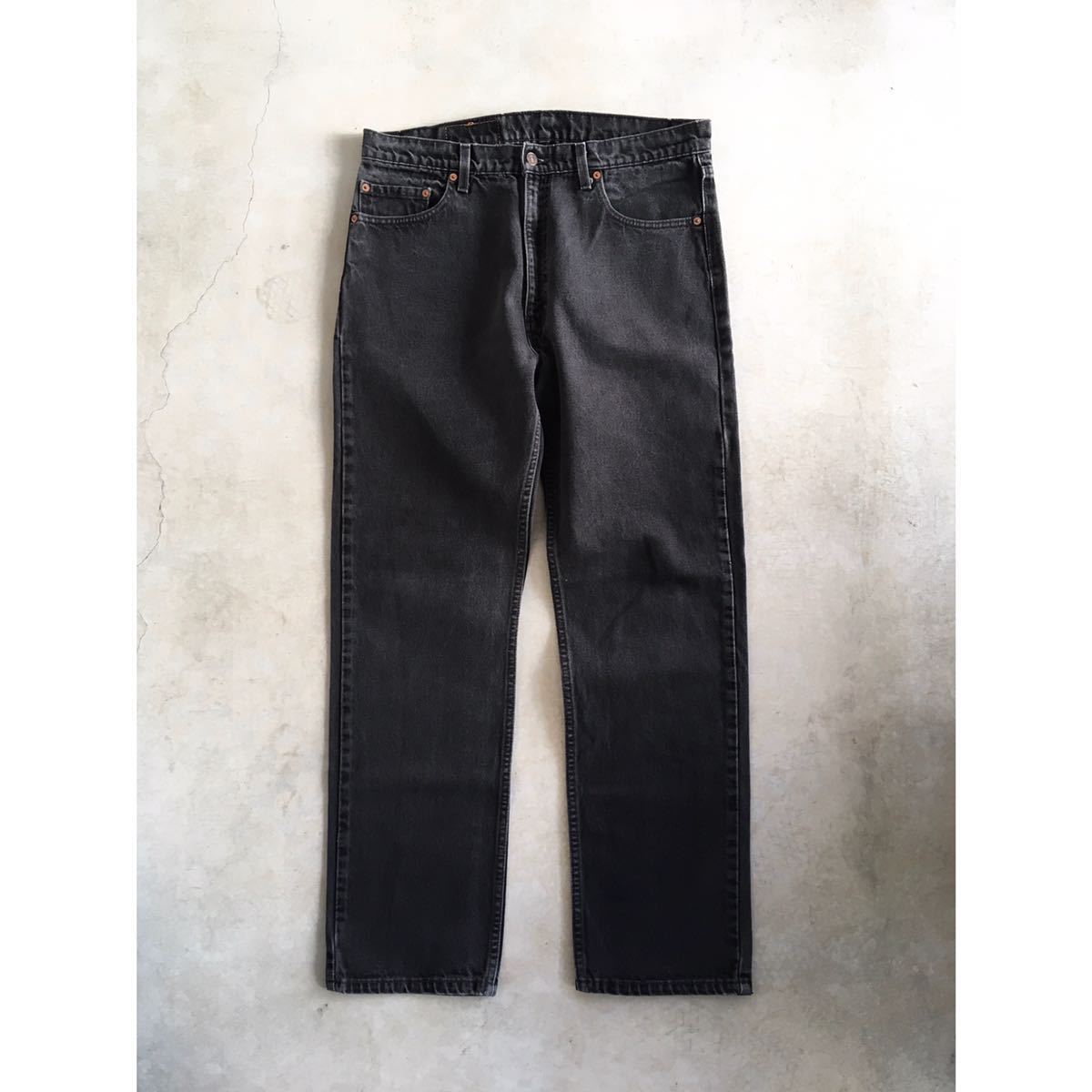90s リーバイス505ブラックデニムパンツ/Levis505 W36 L32 USA製