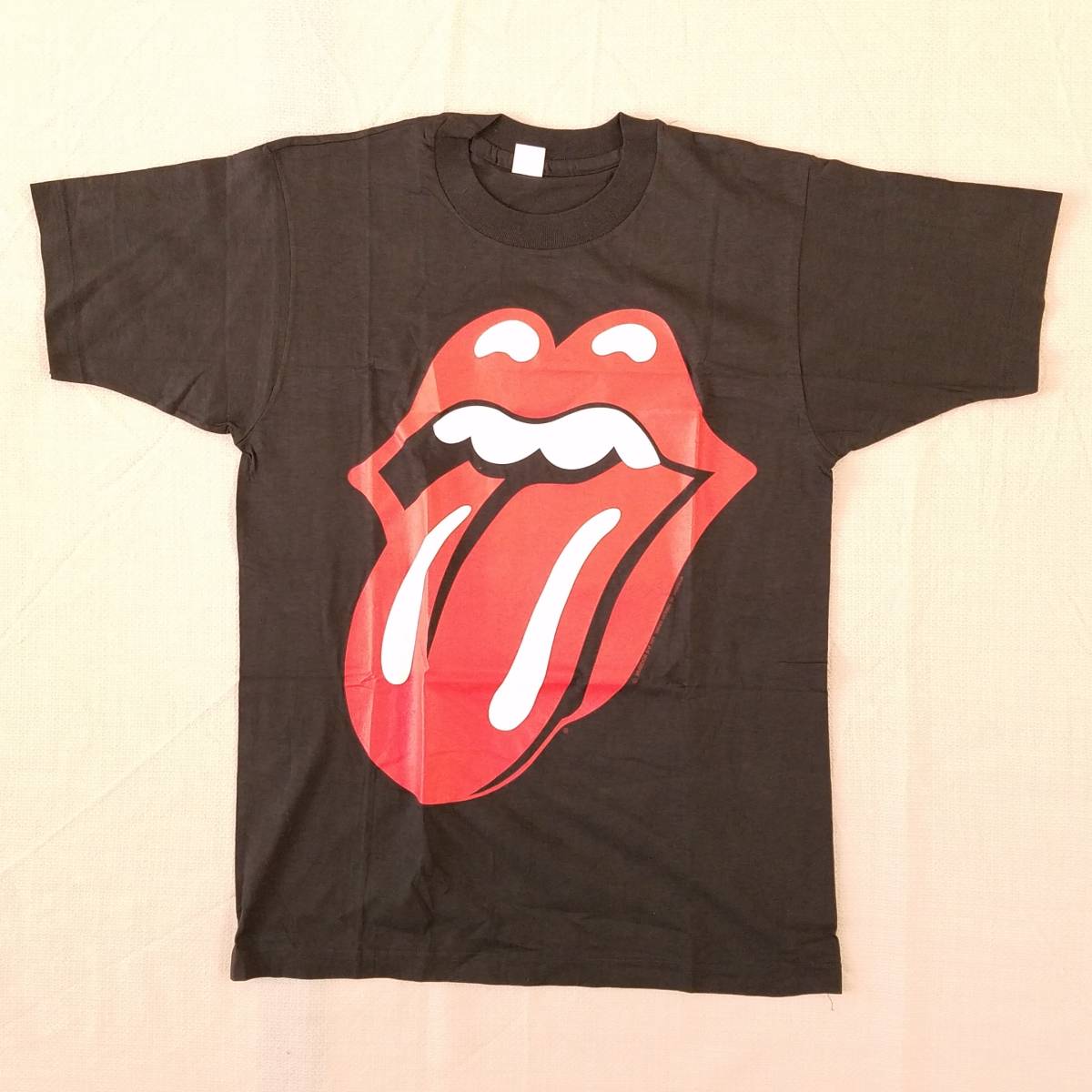 魅惑のバンドT特集! 90sデッド『THE ROLLING STONES(ザ・ローリングストーンズ) / URBAN JUNGLE EUROPE 1990』ツアーTシャツ 黒 L／ロックT_画像1