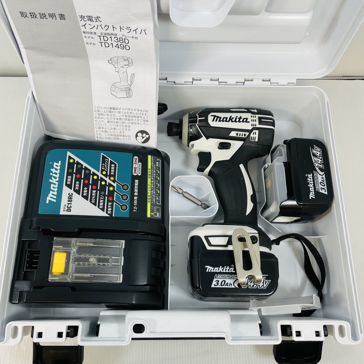 38%割引品質が 展示品☆マキタ TD138DRFXW 14.4V防塵防滴インパクトドライバー(バッテリー・充電器・ケース付) ホワイト☆ほぼ未使用で美品 C6 インパクトドライバ 工具、DIY用品 住まい、インテリア-ESPLAR.COM.BR 38%割引品質が 展示品☆マキタ TD138DRFXW 14.4V防塵防滴インパクトドライバー(バッテリー・充電器・ケース付) ホワイト☆ほぼ未使用で美品 C6 インパクトドライバ 工具、DIY用品 住まい、インテリア-ESPLAR.COM.BR