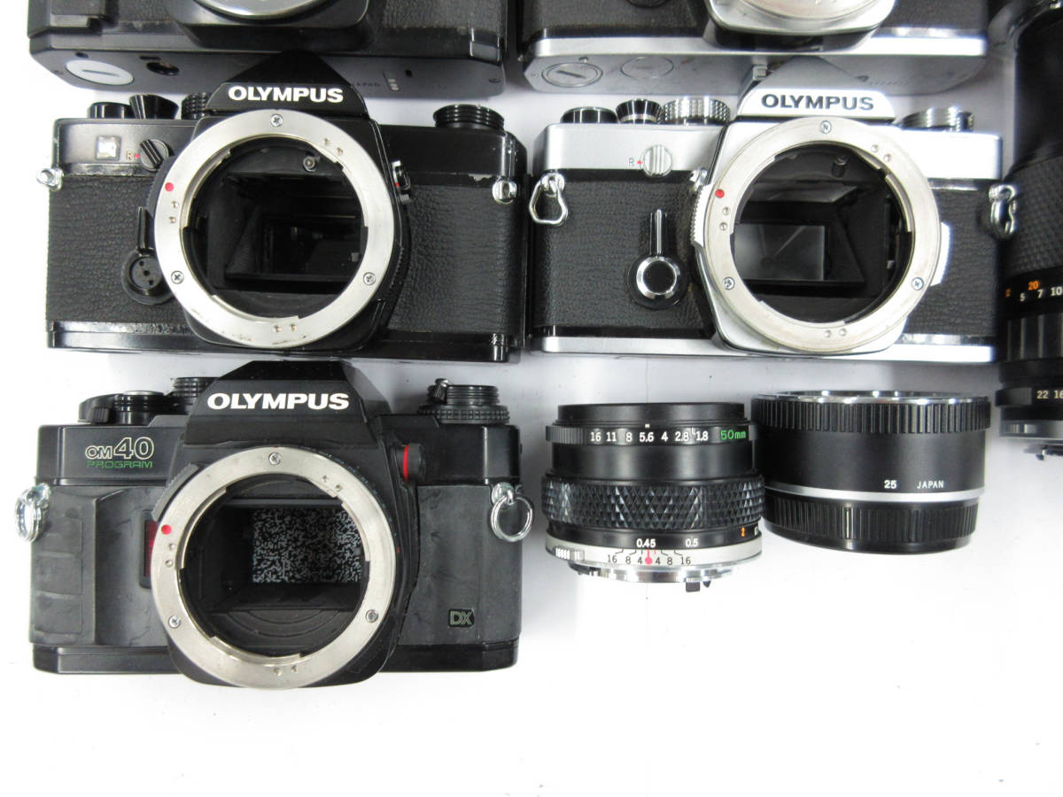 (2354)ジャンク OLYMPUS OM-1 OM10 OM-SYSTEM ZUIKO AUTO-ZOOM 75-150mm 4 等 オリンパス まとめてセット 15点 動作未確認 同梱発送不可_画像3