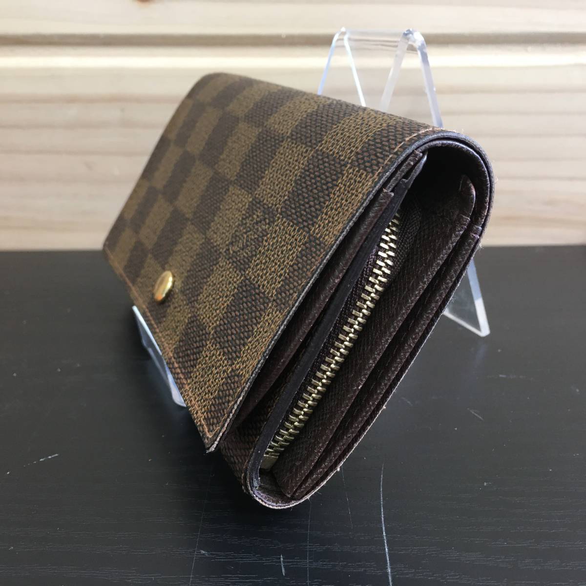 1000円スタート】美品！！ LOUIS VUITTON ルイヴィトン 二つ折り財布