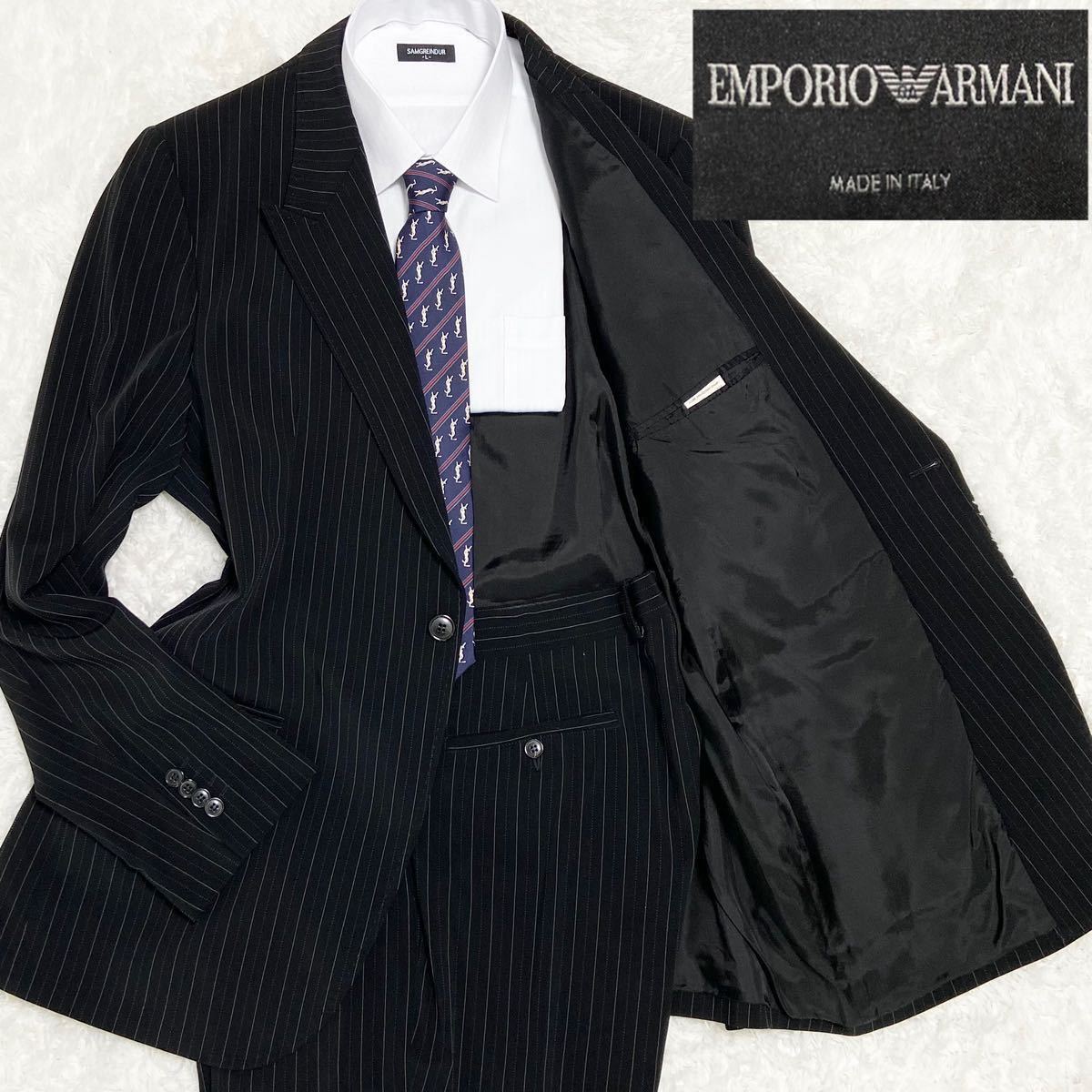 美品 エンポリオアルマー二 EMPORIO ARMANI VINCENT LINE ヴィンセント