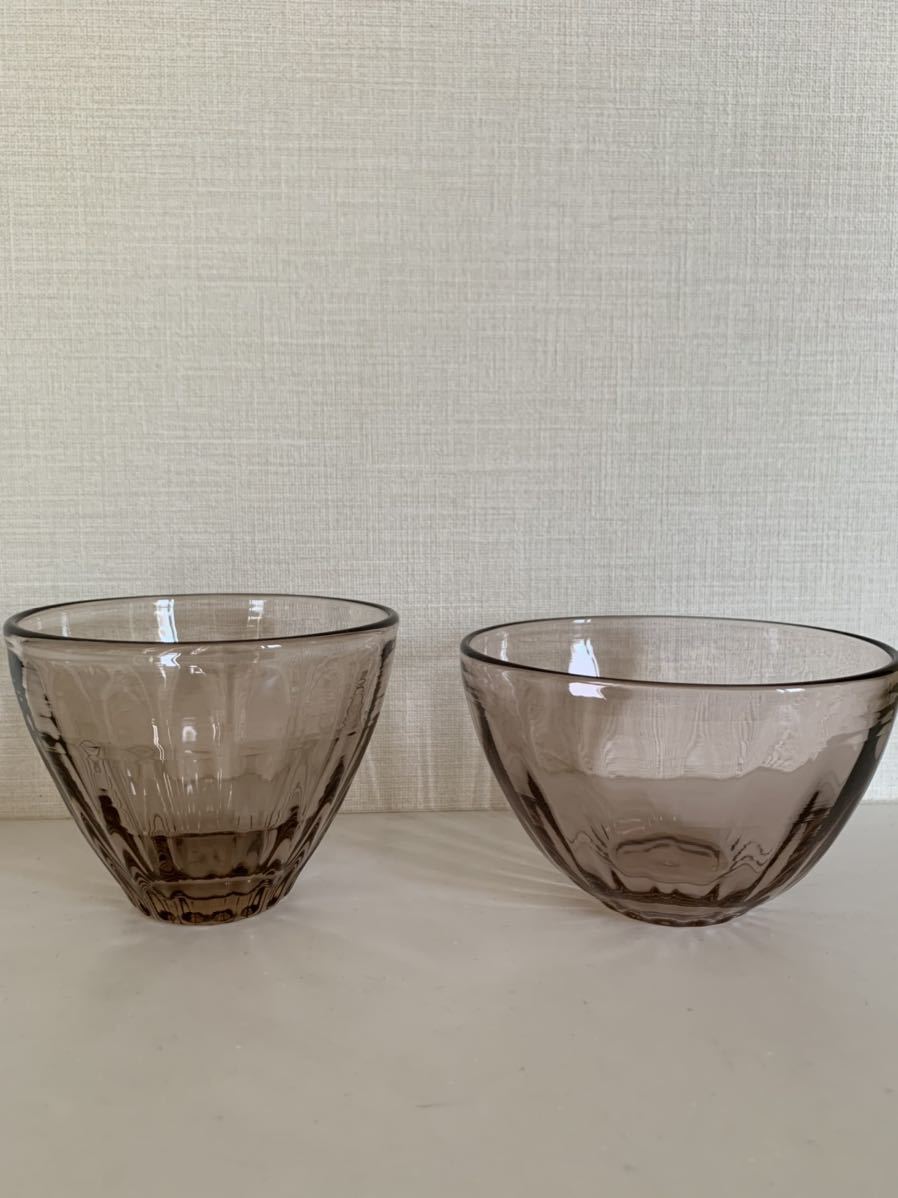  Kiyoshi . thousand summer . glass pot small bowl bowl glass bowl author vessel hand made tableware rose purple *