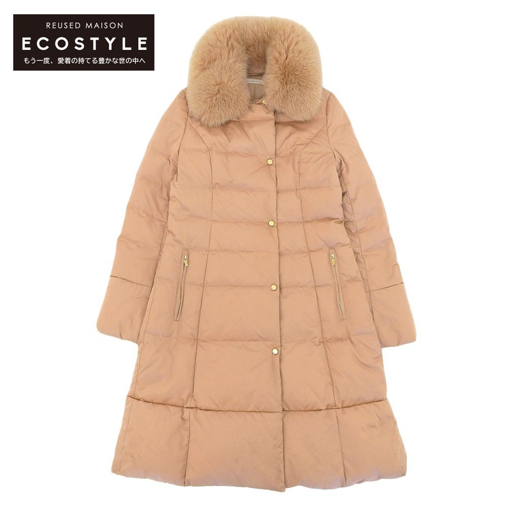 美品 EPOCA 素晴らしい エポカ フォックスファー 40 ファッション通販 レディース ダウンコート ピンク