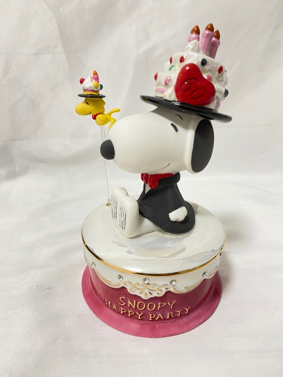 ヤフオク! - SNOOPY HAPPY PARTY 磁器 フィギュア 限定 ピー...