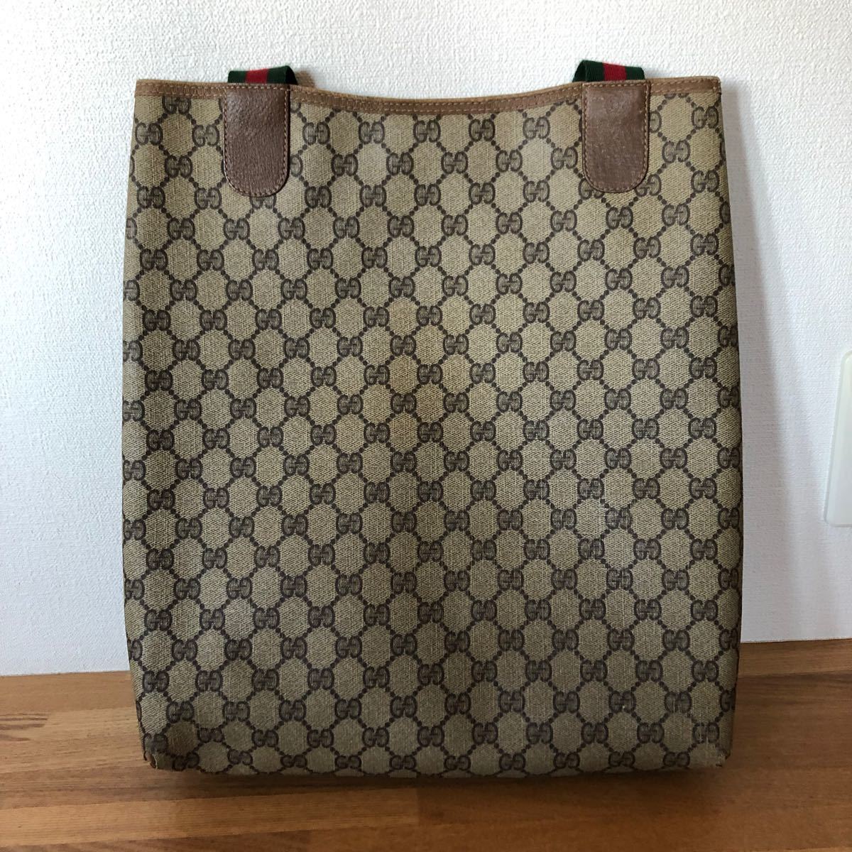 GUCCI トートバッグ オールドグッチ シェリーライン|PayPayフリマ