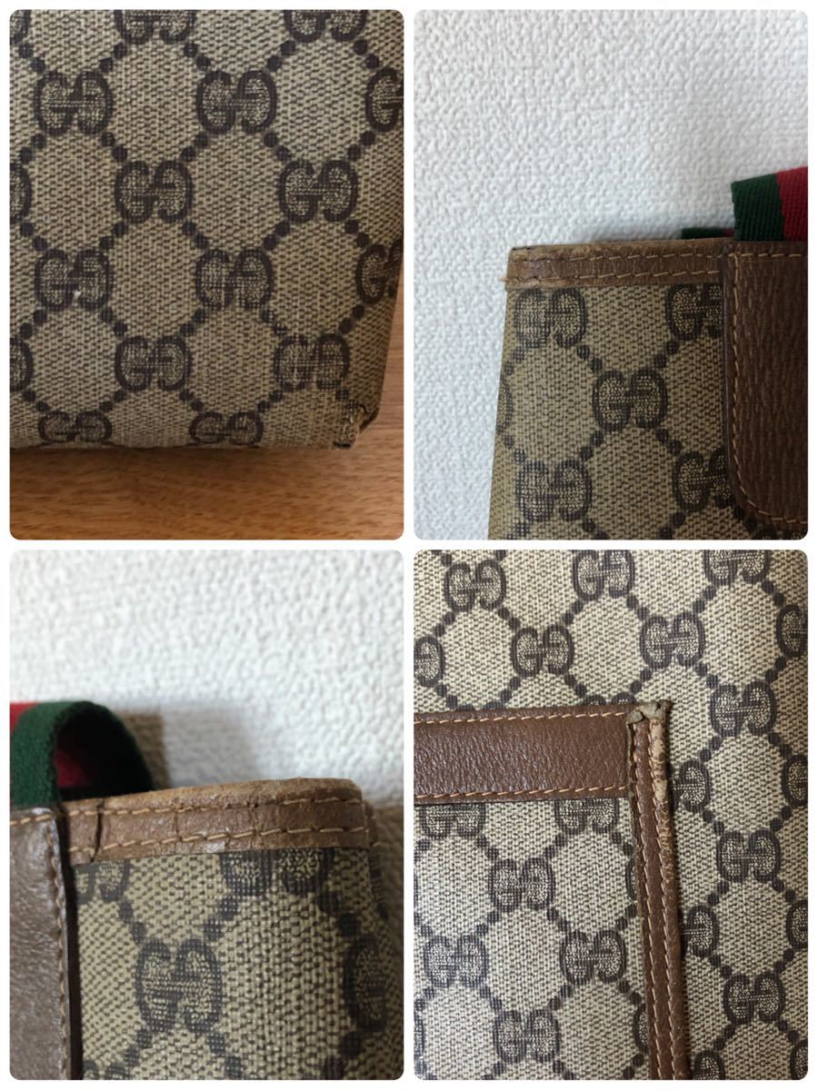 GUCCI トートバッグ オールドグッチ シェリーライン ccorca.org