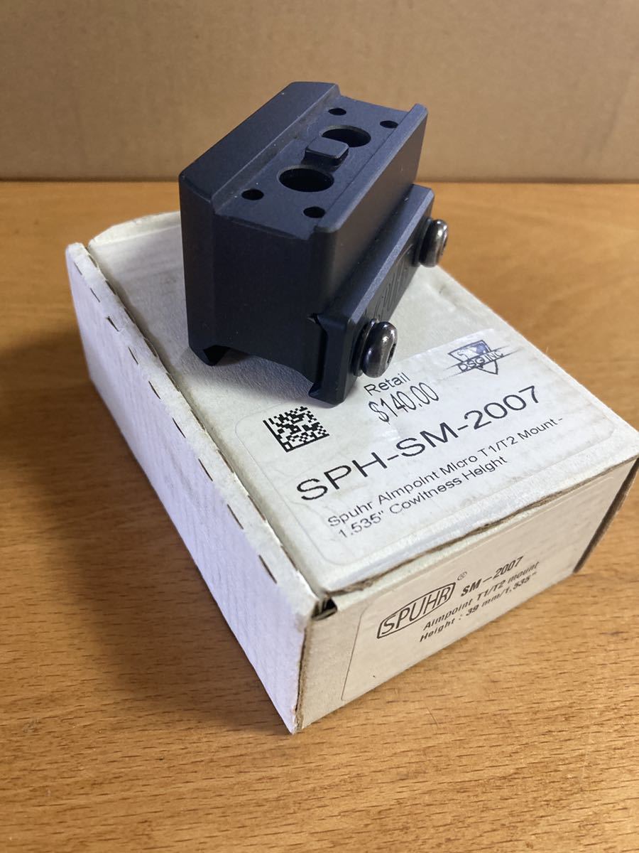 新作入荷得価】 ヤフオク! - 実物 SPUHR Aimpoint micro T1/T2 mount