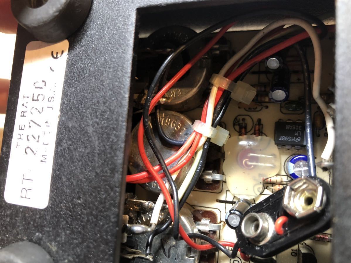 ProCo RAT2 ノンスラント 1996年USA製 LM308 DCジャック改造品