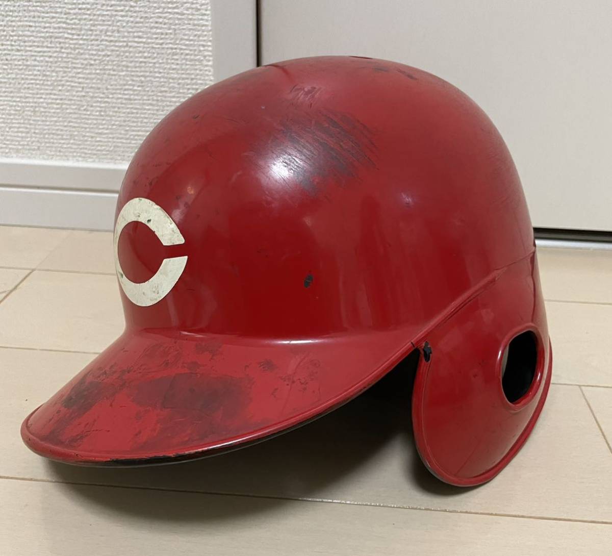 人気商品超目玉 目玉商品 広島東洋カープ プロ実使用ヘルメット 右打者 