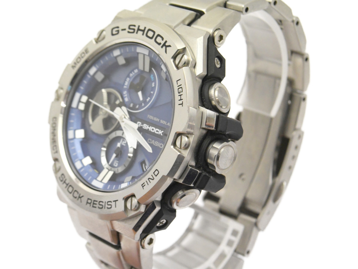 41％割引グレイ系円高還元 カシオ タフソーラー Gスティール GST-B100D-2AJF 腕時計(アナログ) メンズグレイ系-ACI.MD