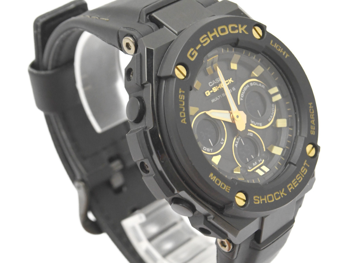 3504 美品 メンズ カシオ G-STEEL GST-W300GL-1AJF noonaesthetics.com