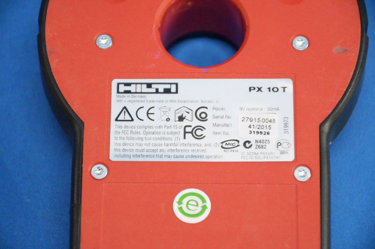 HILTI トランスポインター PX10 レシーバー PX10R/トランスミッター ...