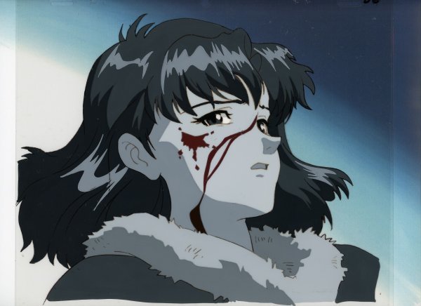 ☆新世紀エヴァンゲリオン TV版セル画 / 瀕死のケガを負った葛城 ☆新世紀エヴァンゲリオン TV版セル画 / 瀕死のケガを負った葛城