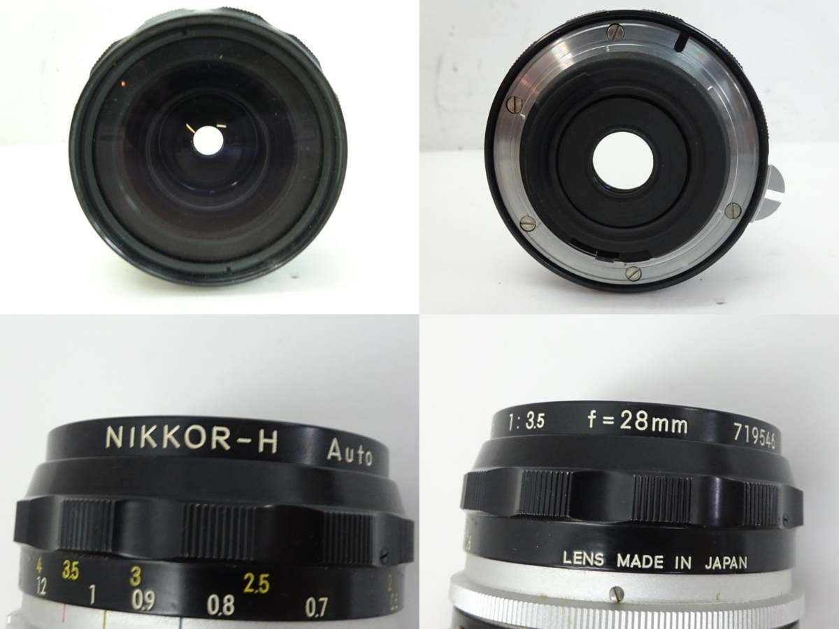 【N-2169】Nikon F FTN フォトミック ブラック カメラ 1：1.4 50ｍｍ 2.8 135ｍｍ 3.5 28ｍｍ まとめ セット 現状品【千円市場】_画像9