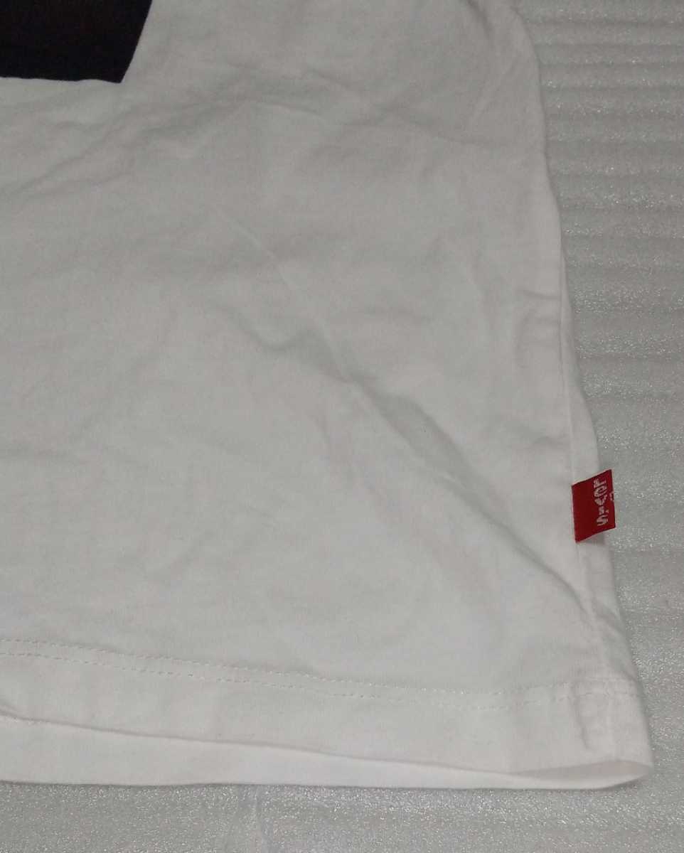 未使用 LEVI'S LEVIS リーバイス 半袖Tシャツ ネオン写真グラフィック スポーツ ウェア ホワイト白プリント サイズ L ジャパンXL 224910493_レッドタブがあります。