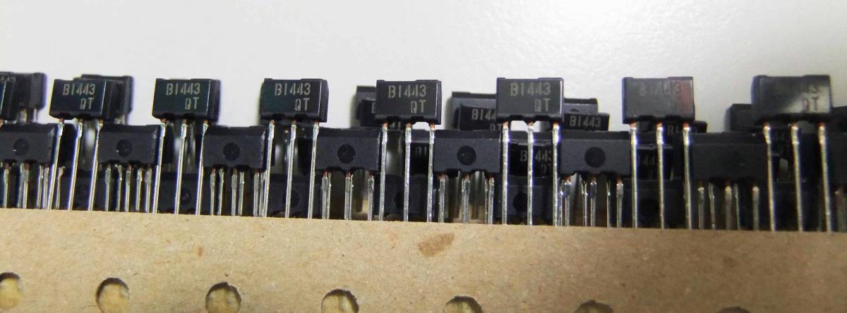  postage included! dead stock!2SB1443Q,50V2A ROME made PNP transistor,10 piece .