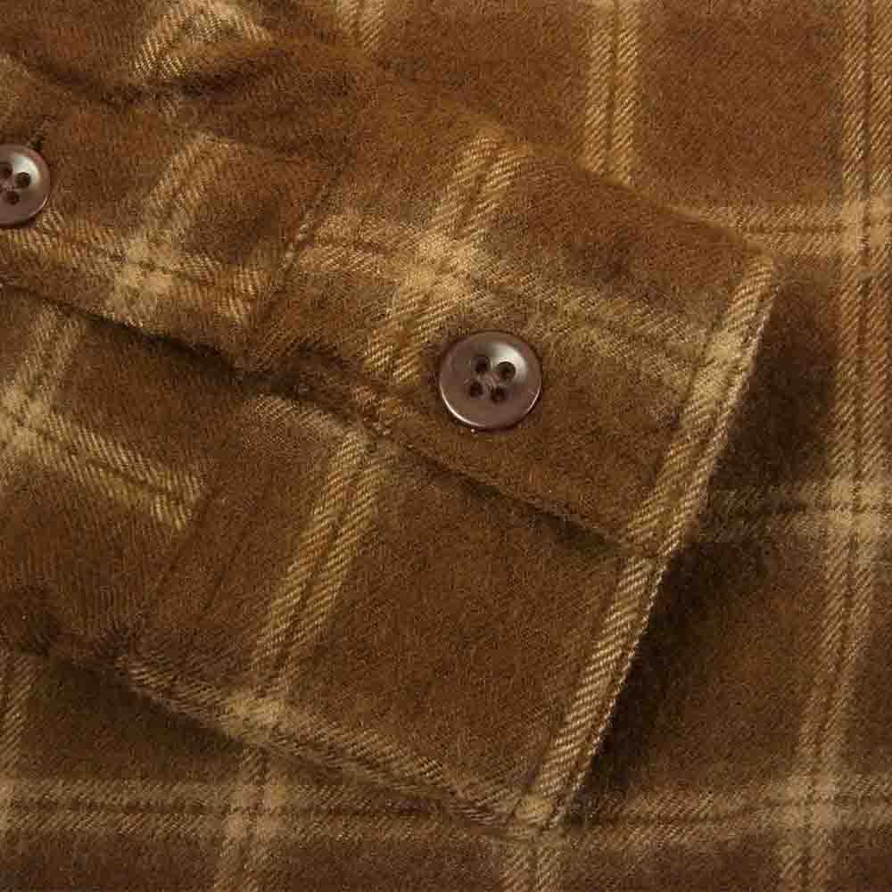RRL ダブルアールエル 90s 三ツ星タグ チェック ハーフジップ プル