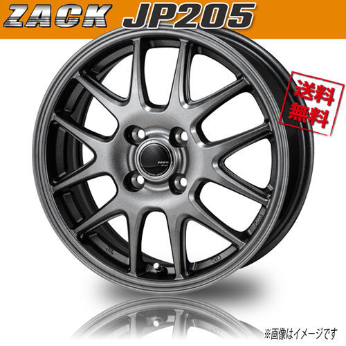 ホイール新品 4本セット メーカー保証付 JAPAN三陽 ZACK JP205 BK
