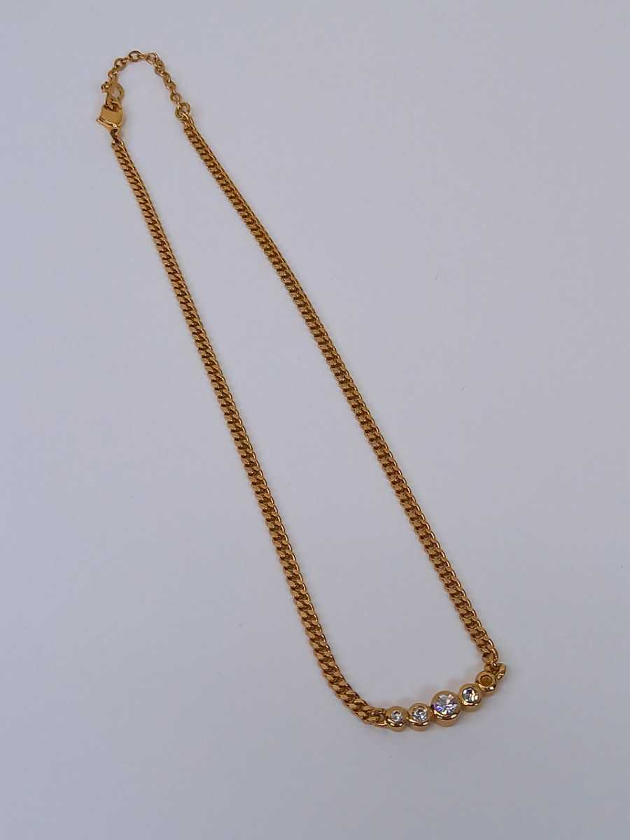 Christian Dior クリスチャンディオール ゴールドカラー喜平ネックレス #7796(ネックレス（トップつき）)｜売買された