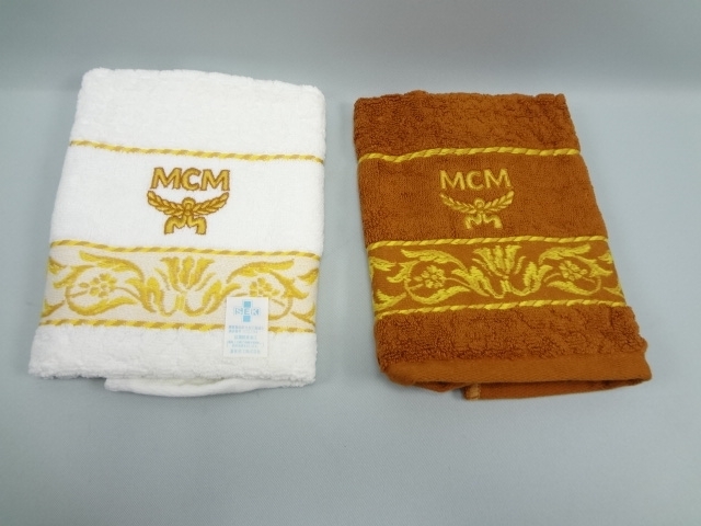 R22030506　MCM　ウォッシュタオル　2枚組　箱無し_画像1