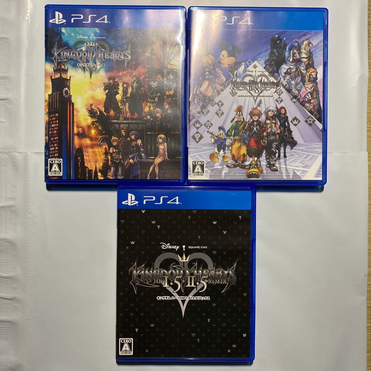 今ならほぼ即納!テレビゲームPS4 キングダムハーツ 3本セット 即決 idhayam.com