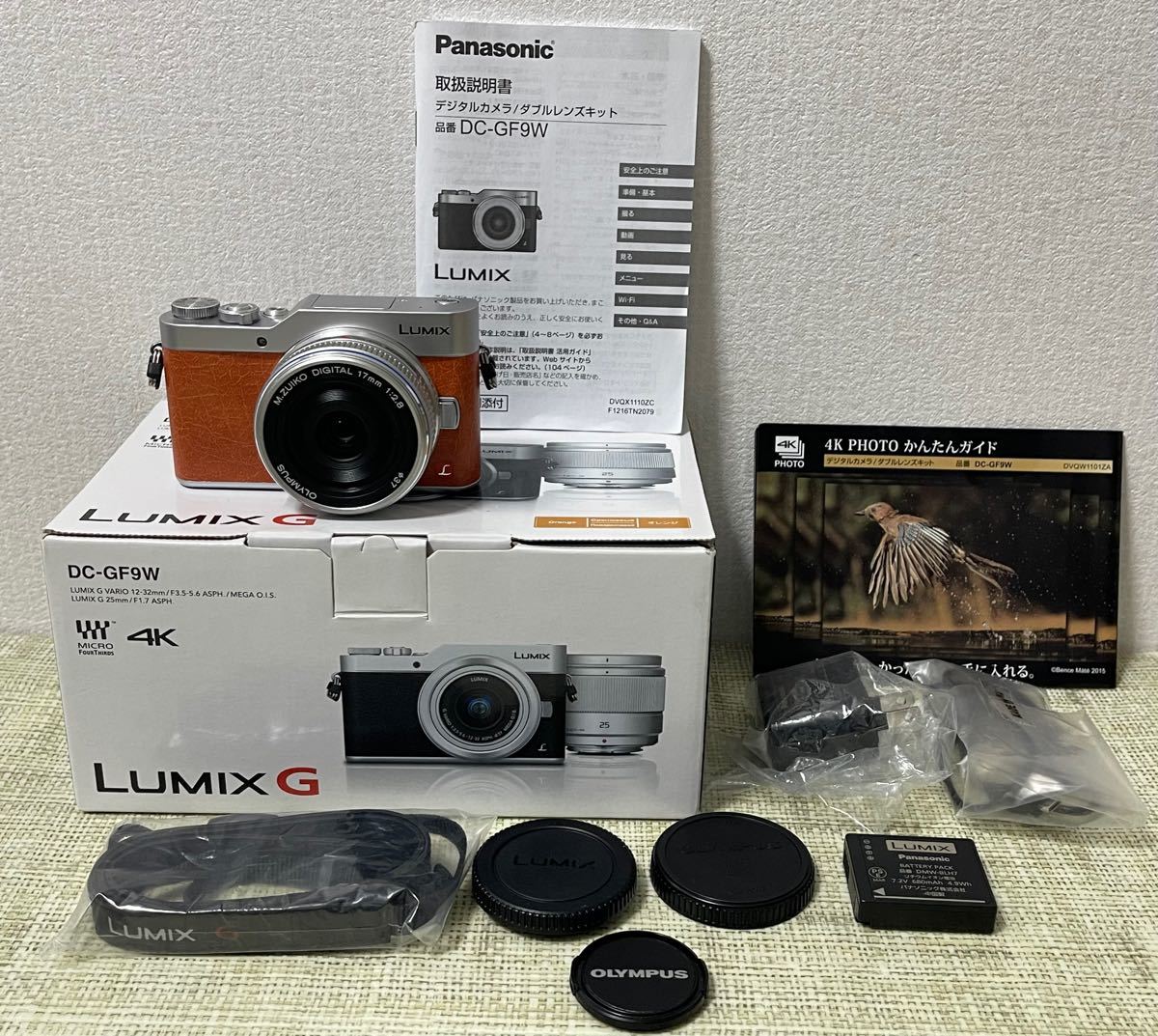 ✨超美品✨❤️4Kセルフィ&スマホ転送❤️パナソニック GF9 レンズ