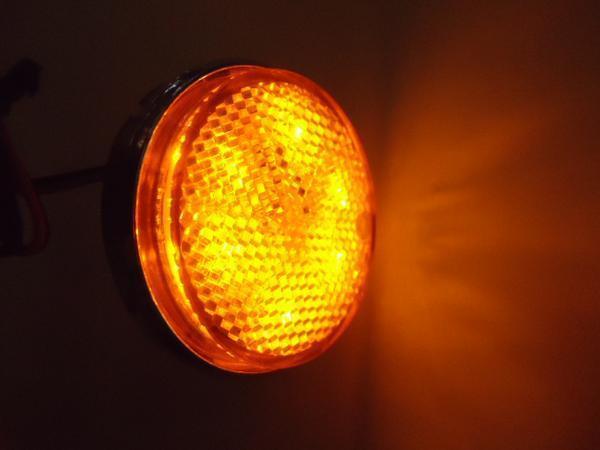 LED6 high power reflector Neo amber color 24V truck 