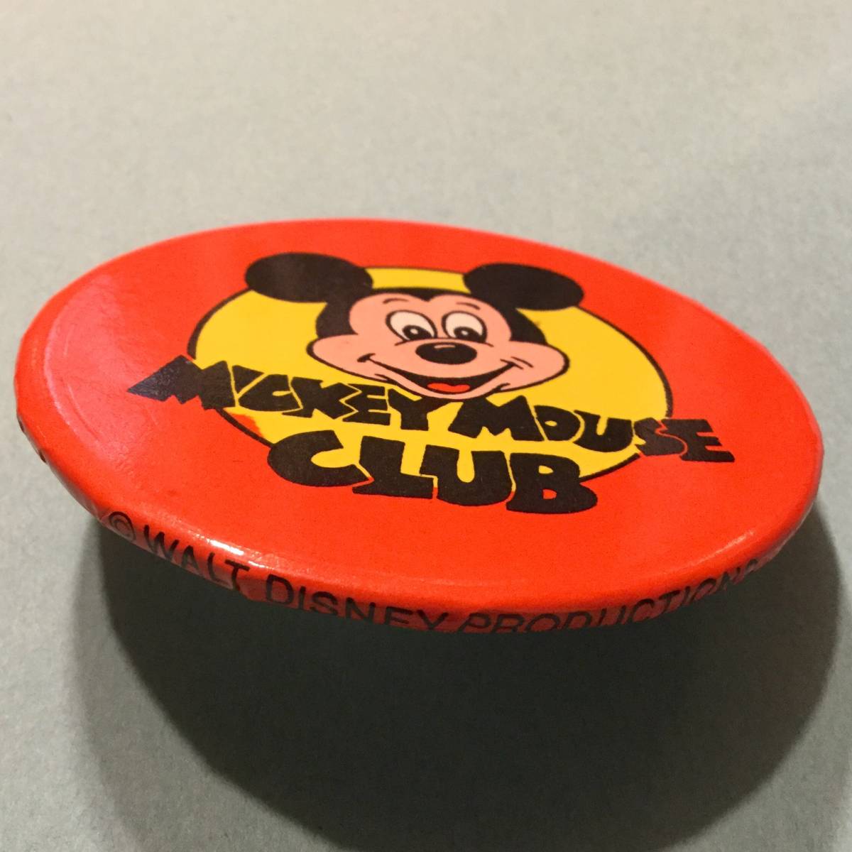 ミッキーマウス クラブ 缶バッジ 1980's デッドストック MICKEY MOUSE CLUB DISNEY ディズニー 缶バッヂ カン バッジ バッヂ 昭和 レトロ _画像4